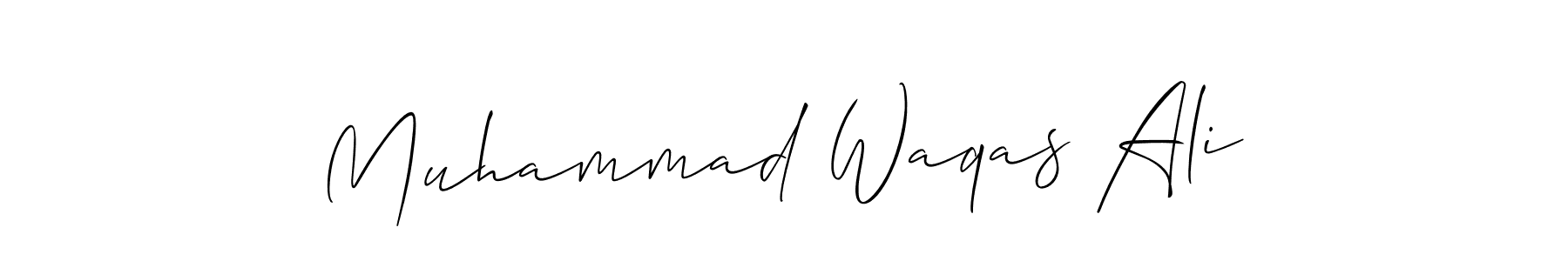 Make a short Muhammad Waqas Ali signature style. Manage your documents anywhere anytime using Allison_Script. Create and add eSignatures, submit forms, share and send files easily. Muhammad Waqas Ali signature style 2 images and pictures png