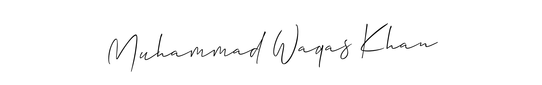 You can use this online signature creator to create a handwritten signature for the name Muhammad Waqas Khan. This is the best online autograph maker. Muhammad Waqas Khan signature style 2 images and pictures png