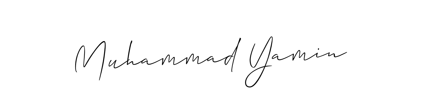 Also we have Muhammad Yamin name is the best signature style. Create professional handwritten signature collection using Allison_Script autograph style. Muhammad Yamin signature style 2 images and pictures png