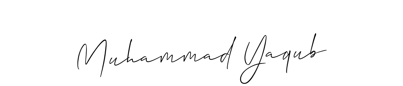 How to Draw Muhammad Yaqub signature style? Allison_Script is a latest design signature styles for name Muhammad Yaqub. Muhammad Yaqub signature style 2 images and pictures png