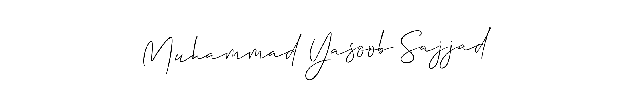 Similarly Allison_Script is the best handwritten signature design. Signature creator online .You can use it as an online autograph creator for name Muhammad Yasoob Sajjad. Muhammad Yasoob Sajjad signature style 2 images and pictures png