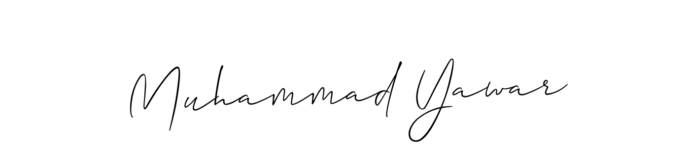 The best way (Allison_Script) to make a short signature is to pick only two or three words in your name. The name Muhammad Yawar include a total of six letters. For converting this name. Muhammad Yawar signature style 2 images and pictures png