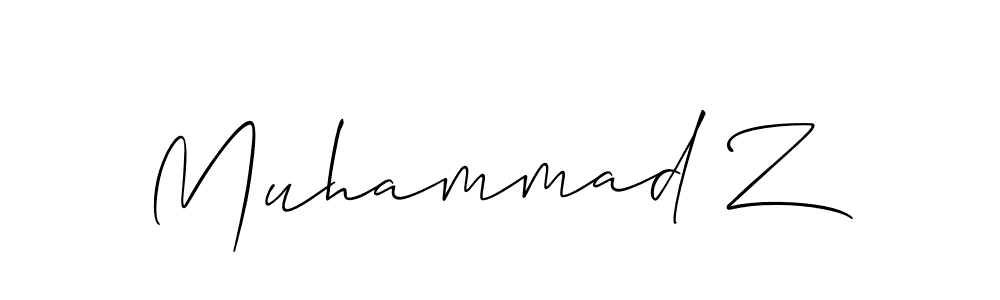 Make a beautiful signature design for name Muhammad Z. Use this online signature maker to create a handwritten signature for free. Muhammad Z signature style 2 images and pictures png