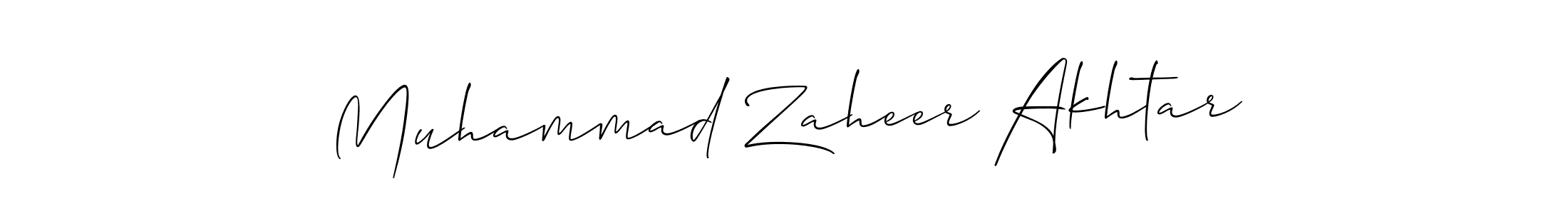 Also You can easily find your signature by using the search form. We will create Muhammad Zaheer Akhtar name handwritten signature images for you free of cost using Allison_Script sign style. Muhammad Zaheer Akhtar signature style 2 images and pictures png