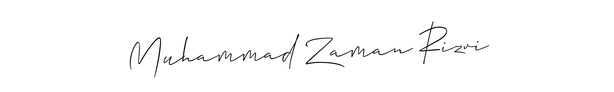 It looks lik you need a new signature style for name Muhammad Zaman Rizvi. Design unique handwritten (Allison_Script) signature with our free signature maker in just a few clicks. Muhammad Zaman Rizvi signature style 2 images and pictures png