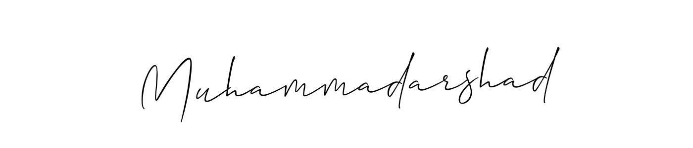 This is the best signature style for the Muhammadarshad name. Also you like these signature font (Allison_Script). Mix name signature. Muhammadarshad signature style 2 images and pictures png