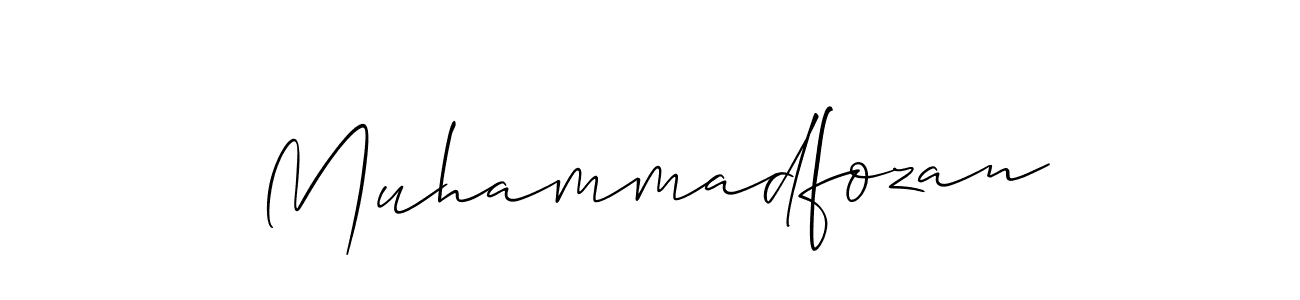 Also You can easily find your signature by using the search form. We will create Muhammadfozan name handwritten signature images for you free of cost using Allison_Script sign style. Muhammadfozan signature style 2 images and pictures png