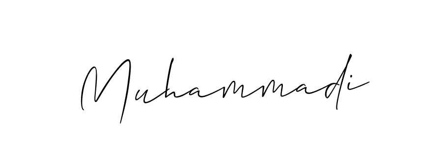 if you are searching for the best signature style for your name Muhammadi. so please give up your signature search. here we have designed multiple signature styles  using Allison_Script. Muhammadi signature style 2 images and pictures png