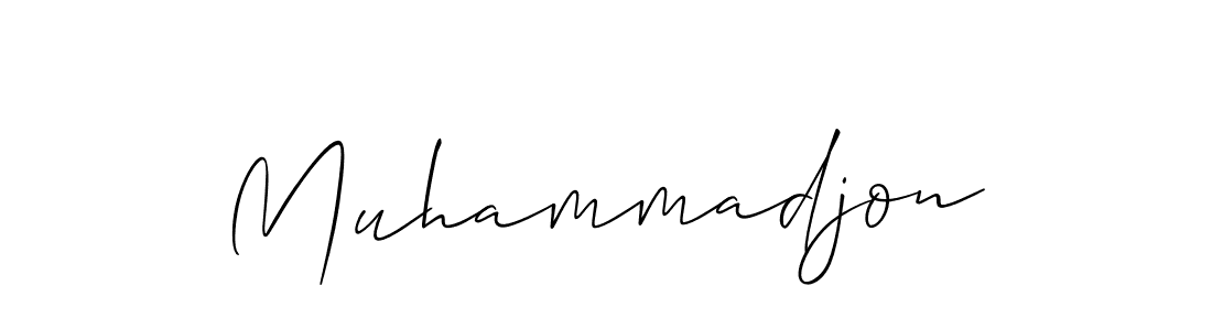 How to Draw Muhammadjon signature style? Allison_Script is a latest design signature styles for name Muhammadjon. Muhammadjon signature style 2 images and pictures png