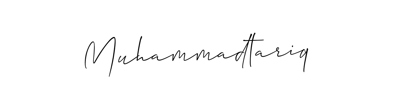 You should practise on your own different ways (Allison_Script) to write your name (Muhammadtariq) in signature. don't let someone else do it for you. Muhammadtariq signature style 2 images and pictures png