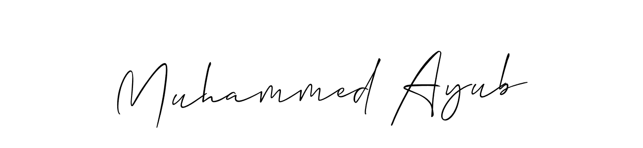 How to Draw Muhammed Ayub signature style? Allison_Script is a latest design signature styles for name Muhammed Ayub. Muhammed Ayub signature style 2 images and pictures png