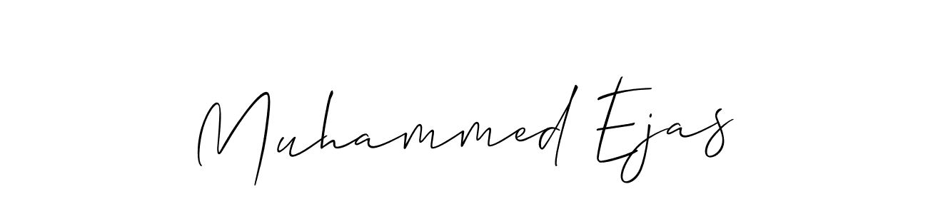 Make a beautiful signature design for name Muhammed Ejas. With this signature (Allison_Script) style, you can create a handwritten signature for free. Muhammed Ejas signature style 2 images and pictures png