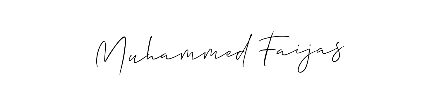 It looks lik you need a new signature style for name Muhammed Faijas. Design unique handwritten (Allison_Script) signature with our free signature maker in just a few clicks. Muhammed Faijas signature style 2 images and pictures png