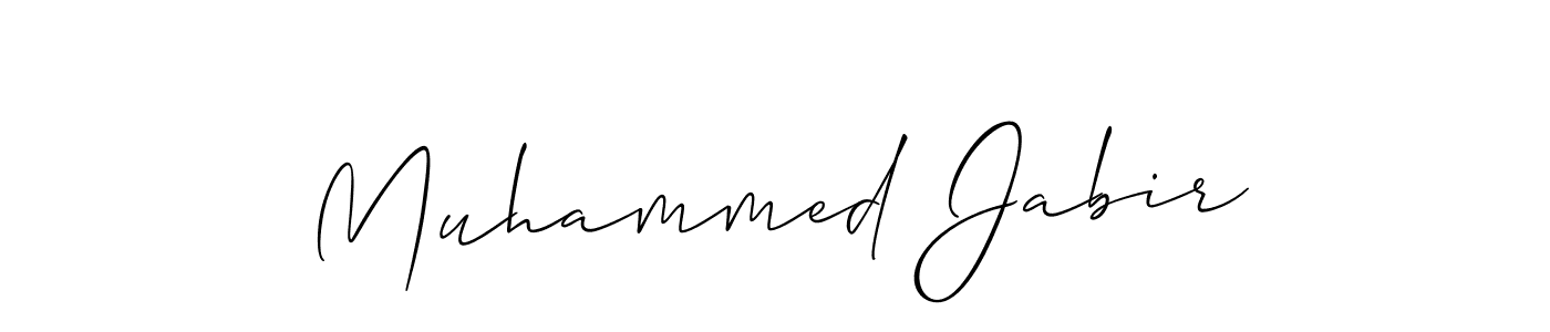 Make a beautiful signature design for name Muhammed Jabir. With this signature (Allison_Script) style, you can create a handwritten signature for free. Muhammed Jabir signature style 2 images and pictures png