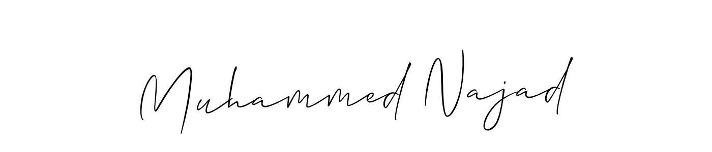 Make a beautiful signature design for name Muhammed Najad. Use this online signature maker to create a handwritten signature for free. Muhammed Najad signature style 2 images and pictures png