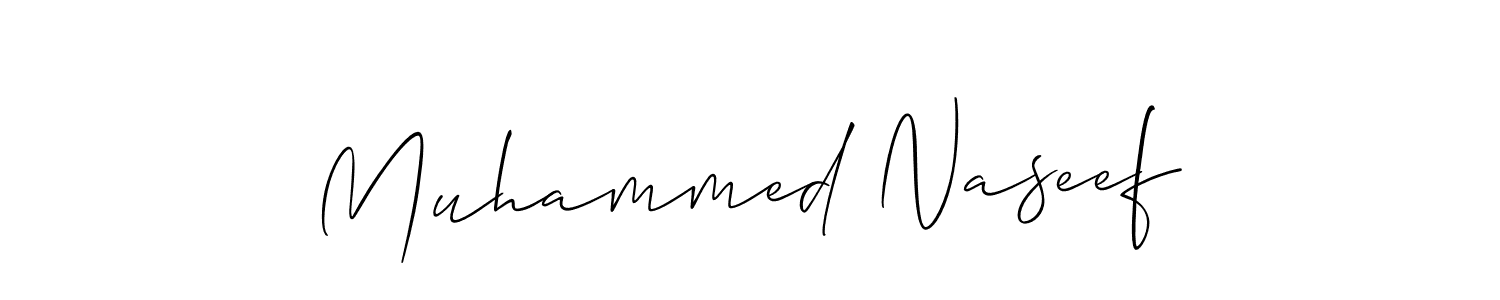 Best and Professional Signature Style for Muhammed Naseef. Allison_Script Best Signature Style Collection. Muhammed Naseef signature style 2 images and pictures png