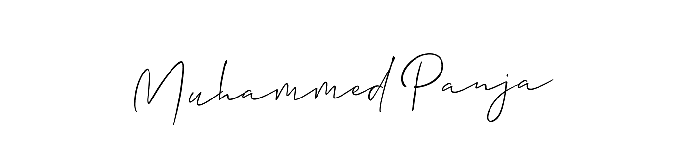 The best way (Allison_Script) to make a short signature is to pick only two or three words in your name. The name Muhammed Panja include a total of six letters. For converting this name. Muhammed Panja signature style 2 images and pictures png