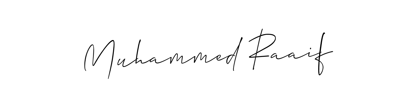 if you are searching for the best signature style for your name Muhammed Raaif. so please give up your signature search. here we have designed multiple signature styles  using Allison_Script. Muhammed Raaif signature style 2 images and pictures png