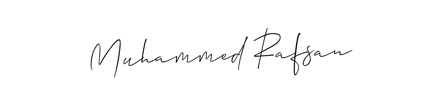 Also You can easily find your signature by using the search form. We will create Muhammed Rafsan name handwritten signature images for you free of cost using Allison_Script sign style. Muhammed Rafsan signature style 2 images and pictures png