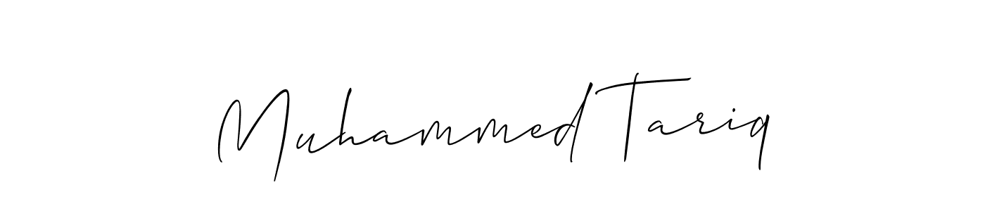 You should practise on your own different ways (Allison_Script) to write your name (Muhammed Tariq) in signature. don't let someone else do it for you. Muhammed Tariq signature style 2 images and pictures png