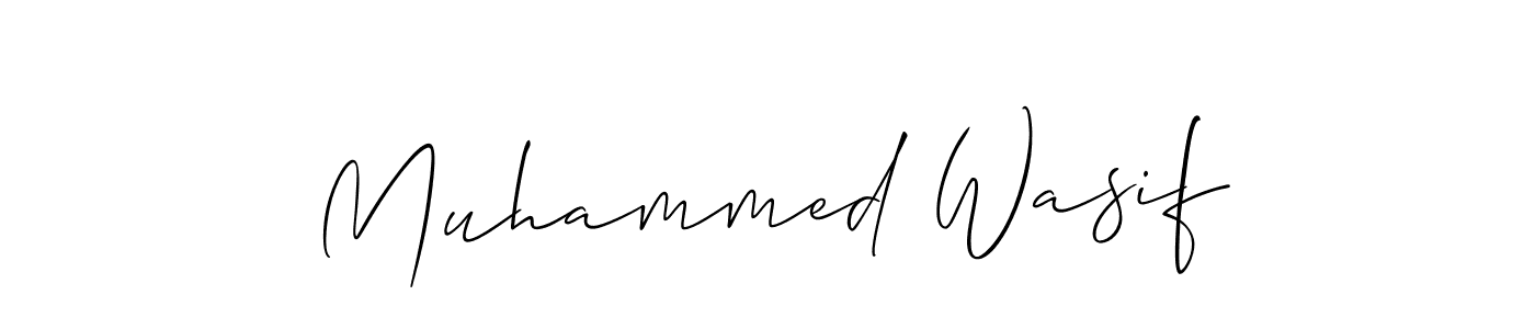 Once you've used our free online signature maker to create your best signature Allison_Script style, it's time to enjoy all of the benefits that Muhammed Wasif name signing documents. Muhammed Wasif signature style 2 images and pictures png