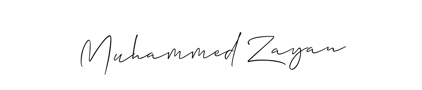 The best way (Allison_Script) to make a short signature is to pick only two or three words in your name. The name Muhammed Zayan include a total of six letters. For converting this name. Muhammed Zayan signature style 2 images and pictures png