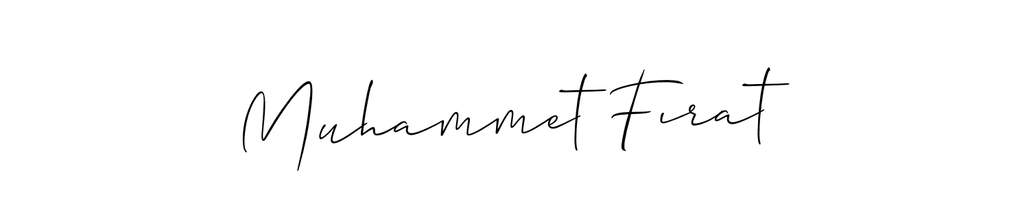 Muhammet Fırat stylish signature style. Best Handwritten Sign (Allison_Script) for my name. Handwritten Signature Collection Ideas for my name Muhammet Fırat. Muhammet Fırat signature style 2 images and pictures png