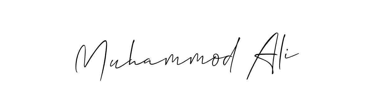 Make a beautiful signature design for name Muhammod Ali. With this signature (Allison_Script) style, you can create a handwritten signature for free. Muhammod Ali signature style 2 images and pictures png