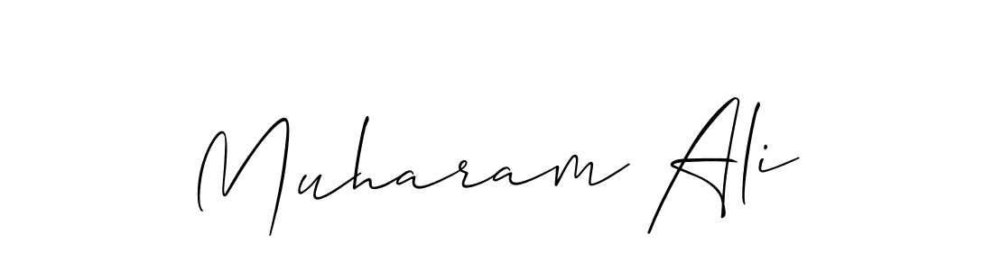 Also we have Muharam Ali name is the best signature style. Create professional handwritten signature collection using Allison_Script autograph style. Muharam Ali signature style 2 images and pictures png