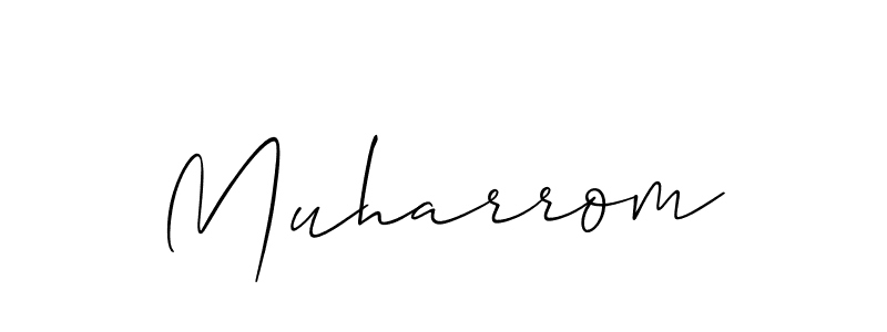 You should practise on your own different ways (Allison_Script) to write your name (Muharrom) in signature. don't let someone else do it for you. Muharrom signature style 2 images and pictures png