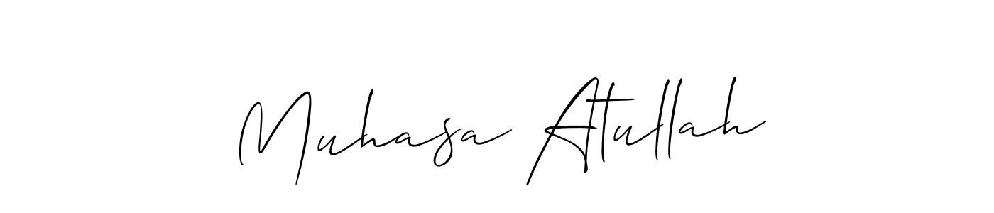 This is the best signature style for the Muhasa Atullah name. Also you like these signature font (Allison_Script). Mix name signature. Muhasa Atullah signature style 2 images and pictures png