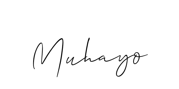 Best and Professional Signature Style for Muhayo. Allison_Script Best Signature Style Collection. Muhayo signature style 2 images and pictures png