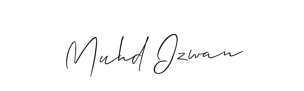 Make a beautiful signature design for name Muhd Izwan. Use this online signature maker to create a handwritten signature for free. Muhd Izwan signature style 2 images and pictures png