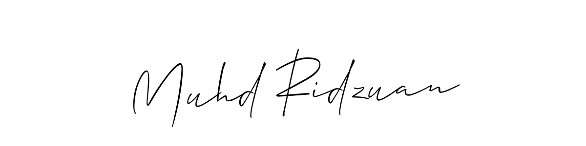 Muhd Ridzuan stylish signature style. Best Handwritten Sign (Allison_Script) for my name. Handwritten Signature Collection Ideas for my name Muhd Ridzuan. Muhd Ridzuan signature style 2 images and pictures png