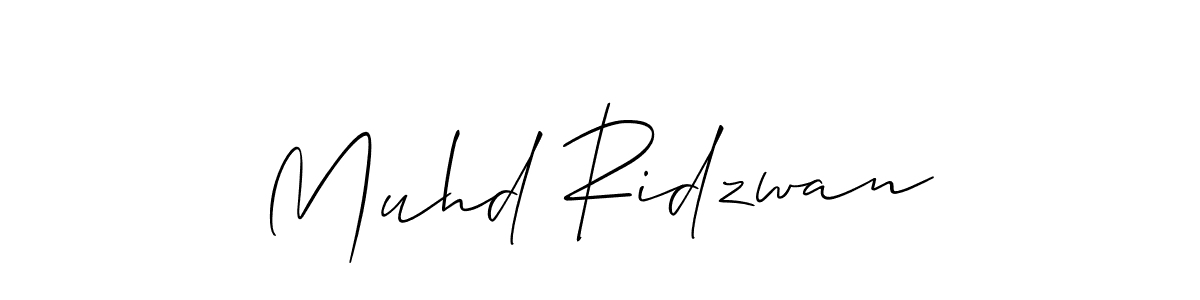 It looks lik you need a new signature style for name Muhd Ridzwan. Design unique handwritten (Allison_Script) signature with our free signature maker in just a few clicks. Muhd Ridzwan signature style 2 images and pictures png