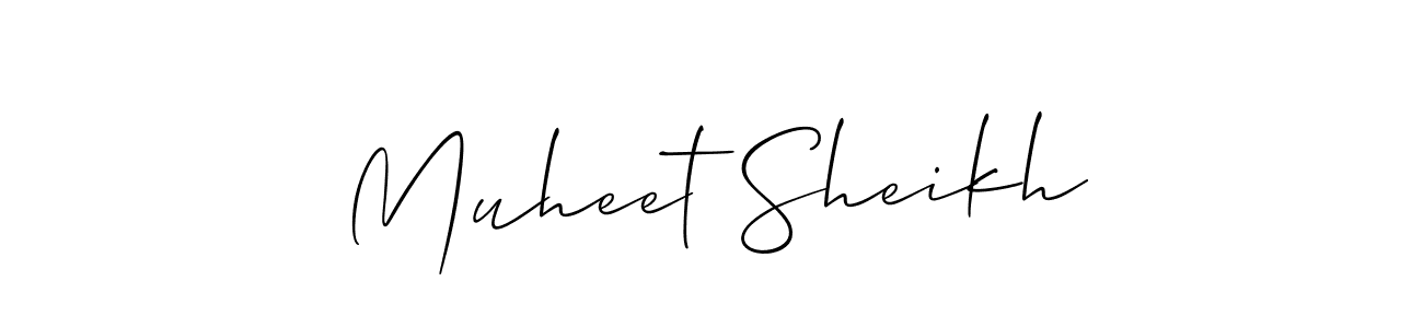 Here are the top 10 professional signature styles for the name Muheet Sheikh. These are the best autograph styles you can use for your name. Muheet Sheikh signature style 2 images and pictures png