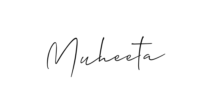 Similarly Allison_Script is the best handwritten signature design. Signature creator online .You can use it as an online autograph creator for name Muheeta. Muheeta signature style 2 images and pictures png