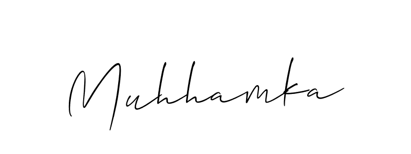 Best and Professional Signature Style for Muhhamka. Allison_Script Best Signature Style Collection. Muhhamka signature style 2 images and pictures png