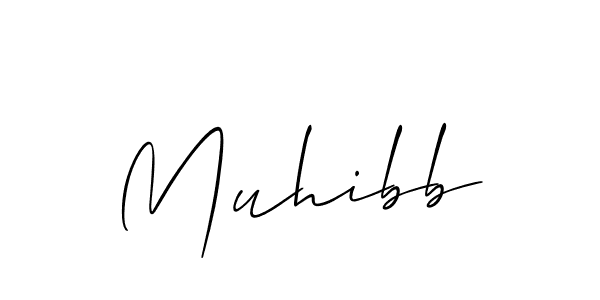 How to make Muhibb name signature. Use Allison_Script style for creating short signs online. This is the latest handwritten sign. Muhibb signature style 2 images and pictures png
