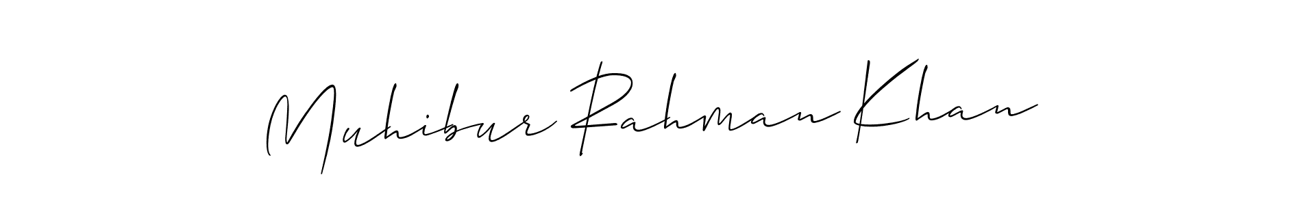 if you are searching for the best signature style for your name Muhibur Rahman Khan. so please give up your signature search. here we have designed multiple signature styles  using Allison_Script. Muhibur Rahman Khan signature style 2 images and pictures png