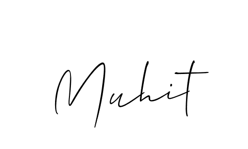 Allison_Script is a professional signature style that is perfect for those who want to add a touch of class to their signature. It is also a great choice for those who want to make their signature more unique. Get Muhit name to fancy signature for free. Muhit signature style 2 images and pictures png