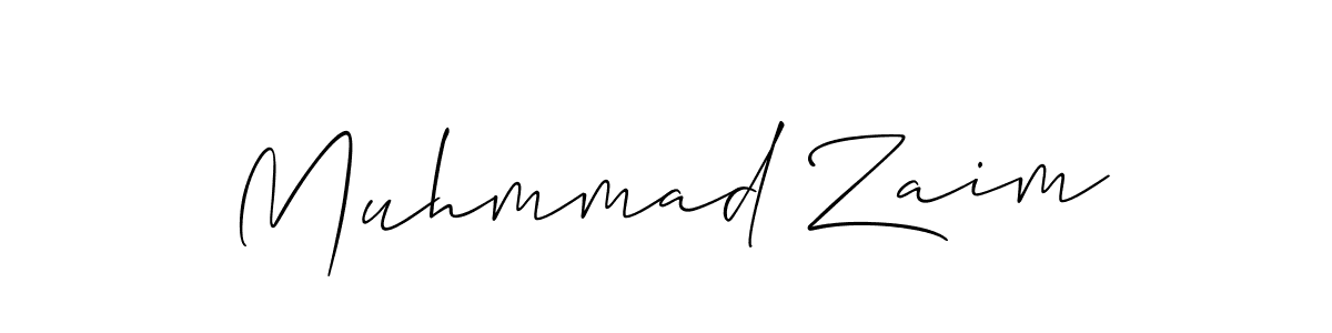 Once you've used our free online signature maker to create your best signature Allison_Script style, it's time to enjoy all of the benefits that Muhmmad Zaim name signing documents. Muhmmad Zaim signature style 2 images and pictures png