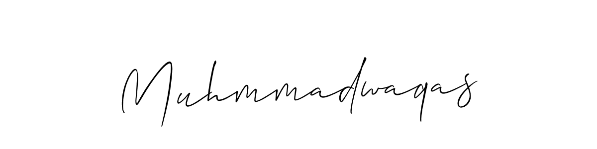 Use a signature maker to create a handwritten signature online. With this signature software, you can design (Allison_Script) your own signature for name Muhmmadwaqas. Muhmmadwaqas signature style 2 images and pictures png