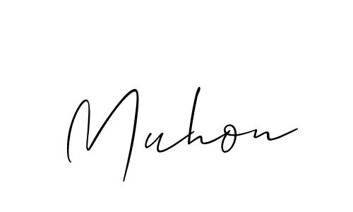 You can use this online signature creator to create a handwritten signature for the name Muhon. This is the best online autograph maker. Muhon signature style 2 images and pictures png