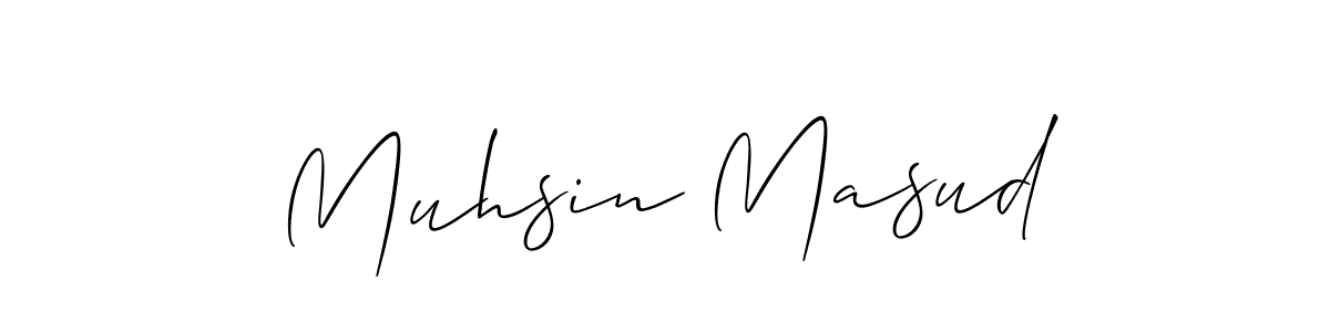 Make a beautiful signature design for name Muhsin Masud. Use this online signature maker to create a handwritten signature for free. Muhsin Masud signature style 2 images and pictures png