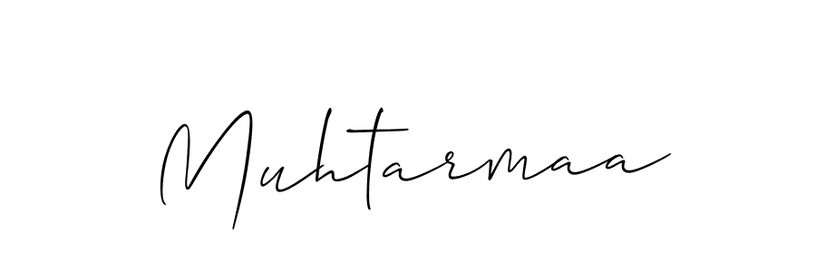 Make a beautiful signature design for name Muhtarmaa. With this signature (Allison_Script) style, you can create a handwritten signature for free. Muhtarmaa signature style 2 images and pictures png