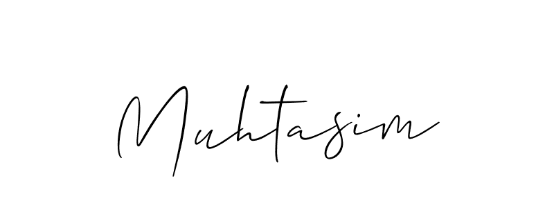 Design your own signature with our free online signature maker. With this signature software, you can create a handwritten (Allison_Script) signature for name Muhtasim. Muhtasim signature style 2 images and pictures png