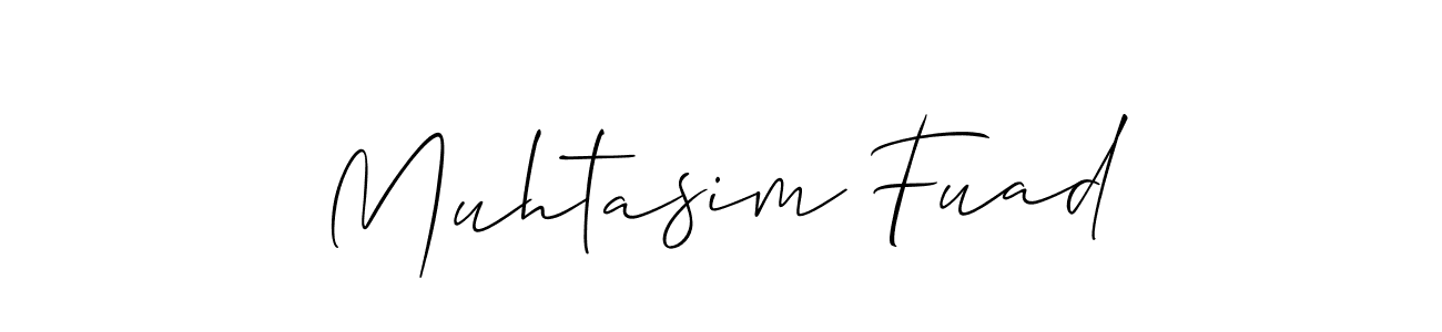 Muhtasim Fuad stylish signature style. Best Handwritten Sign (Allison_Script) for my name. Handwritten Signature Collection Ideas for my name Muhtasim Fuad. Muhtasim Fuad signature style 2 images and pictures png