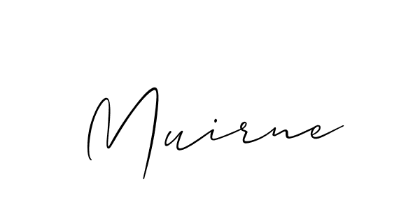 Also we have Muirne name is the best signature style. Create professional handwritten signature collection using Allison_Script autograph style. Muirne signature style 2 images and pictures png