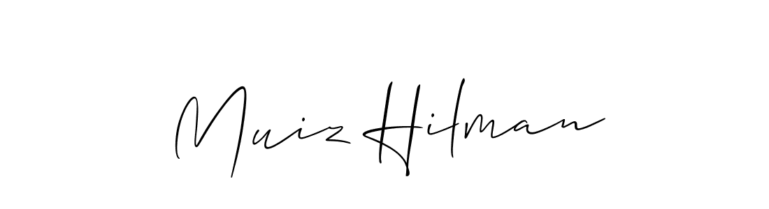 Check out images of Autograph of Muiz Hilman name. Actor Muiz Hilman Signature Style. Allison_Script is a professional sign style online. Muiz Hilman signature style 2 images and pictures png